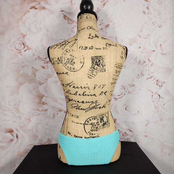 Small Aqua Volcom Love & Haight Mesh Bikini Bottoms - Picture 5 of 8